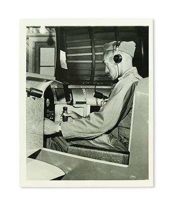 (MILITARY--WORLD WAR TWO.) Group of 13 press photographs of black in the military during WWII, including Tuskegee Airmen.